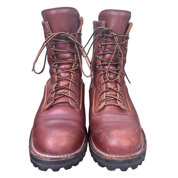 Vintage 1984 Danner 63500 Insulated Brown Leather Logger Boots Men\'s Size 10 main image 9